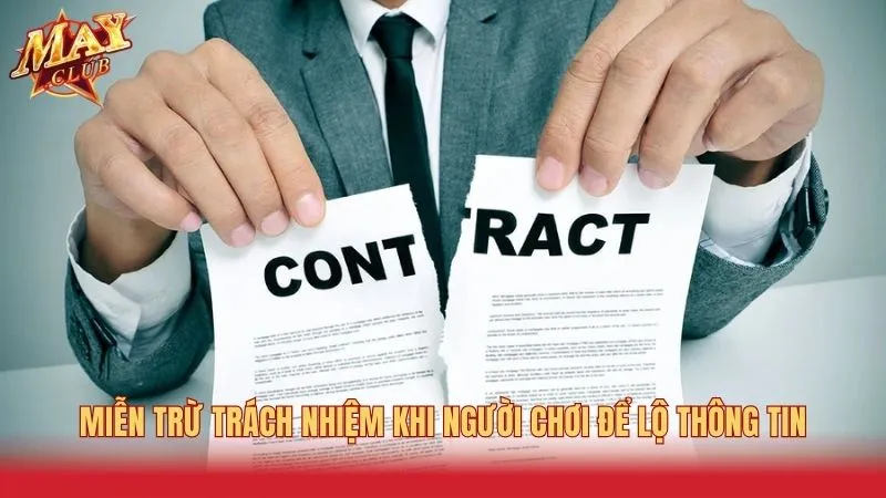 Nhà cái sẽ không chịu trách nhiệm khi hội viên tự để lộ thông tin